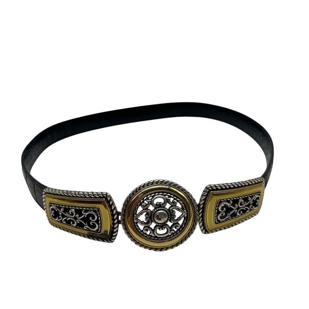 Brighton Brown/Black Reversible Leather Belt